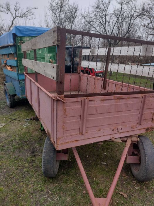 Прицеп саморобний до мінітрактора