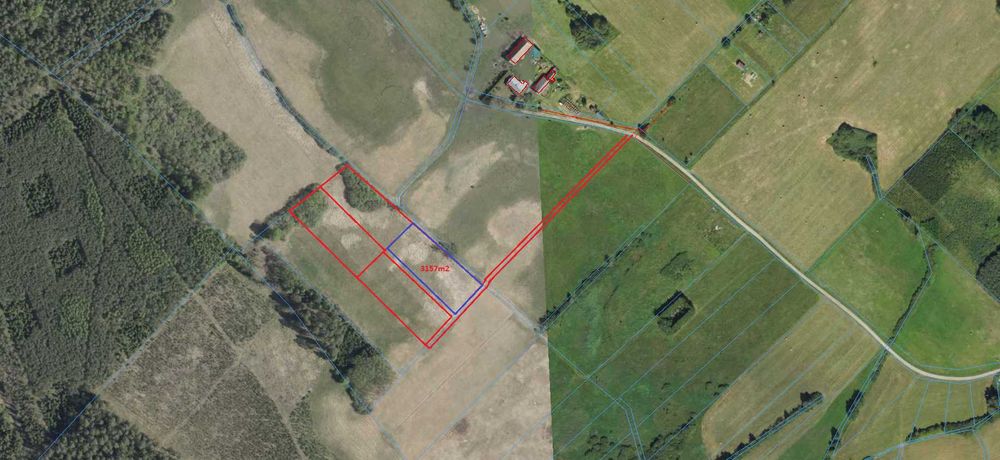 Działka 3000 m² Przykopka k/Ełku - Widok 2