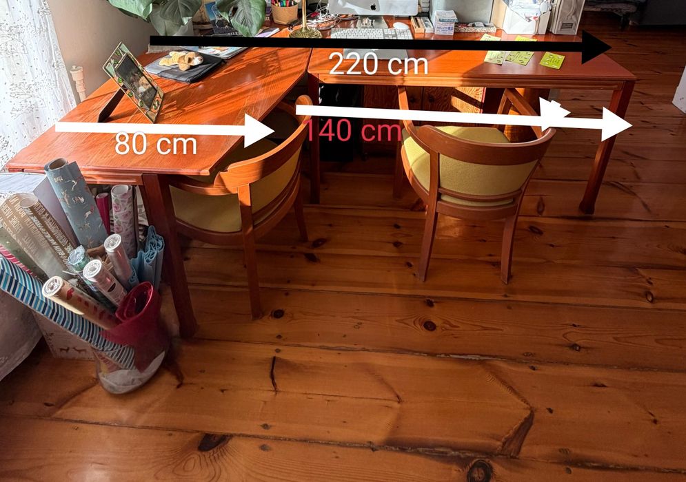 Duże biurko narożne. Modułowe.