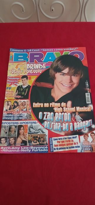 Capa Bravo + Artigo Zac Efron