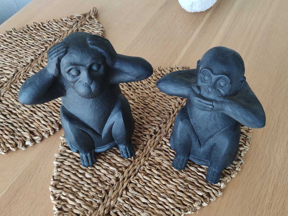 Macacos Decoração Porcelana