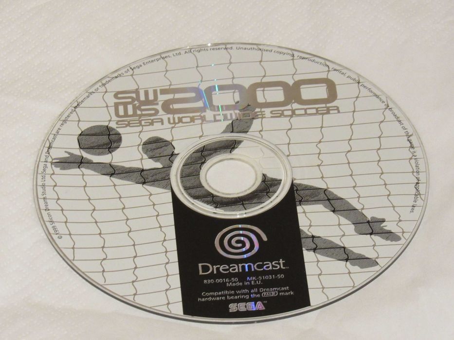 Jogo Sega Dreamcast Sega Worldwide Soccer 2000 só disco