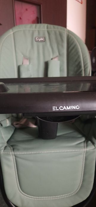 Стілець для годування El Camino ME 1037-B CRYSTAL Green (Зелений)