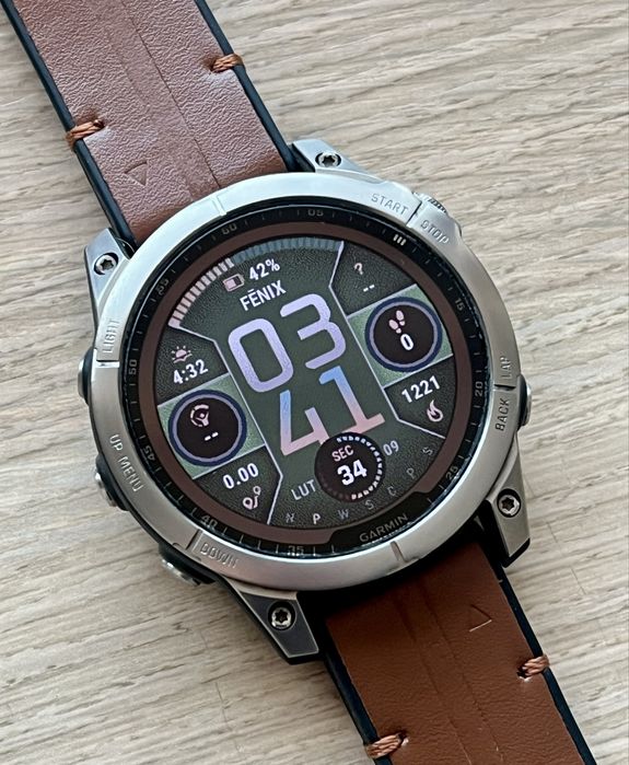 Garmin Fenix 7 Sapphire Solar Titanium 47mm