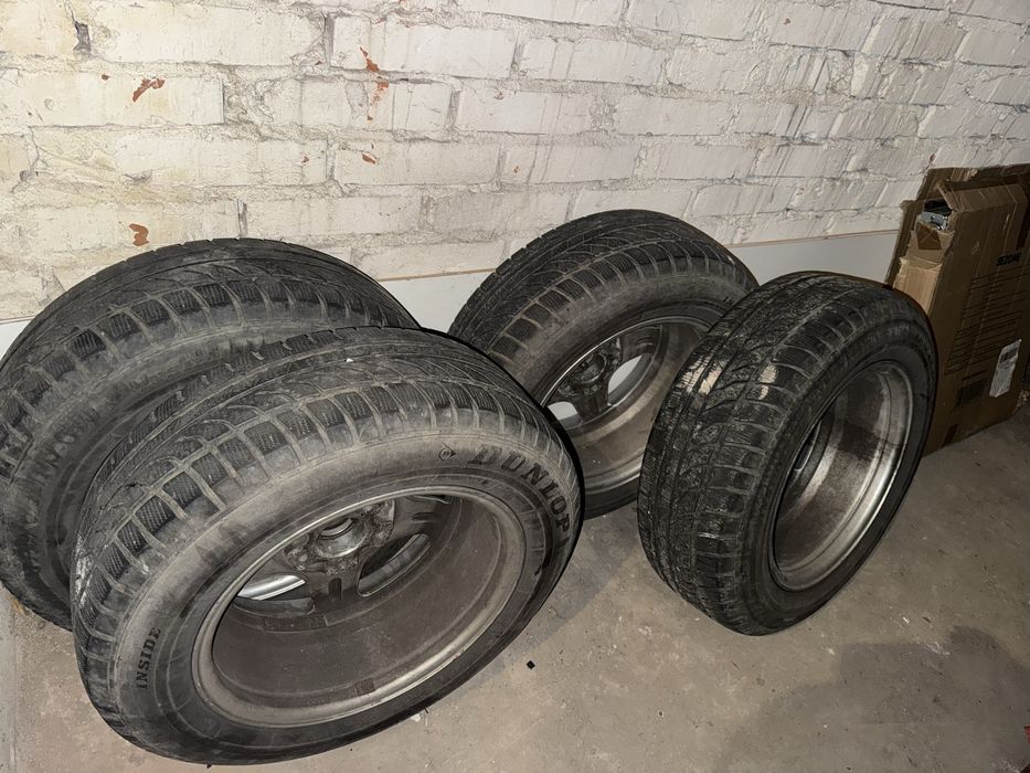 Opony Dunlop i alufelgi Mercedes 15 4 sztuki