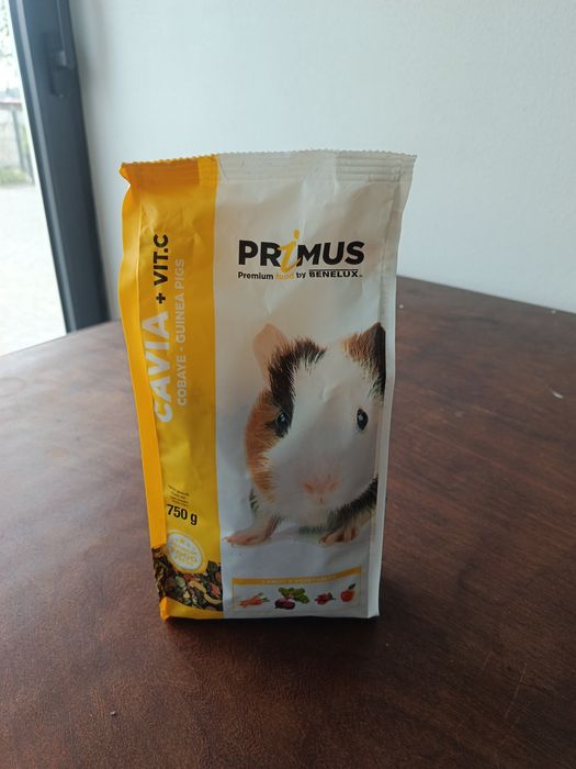 Alimento para porquinhos da Índia
