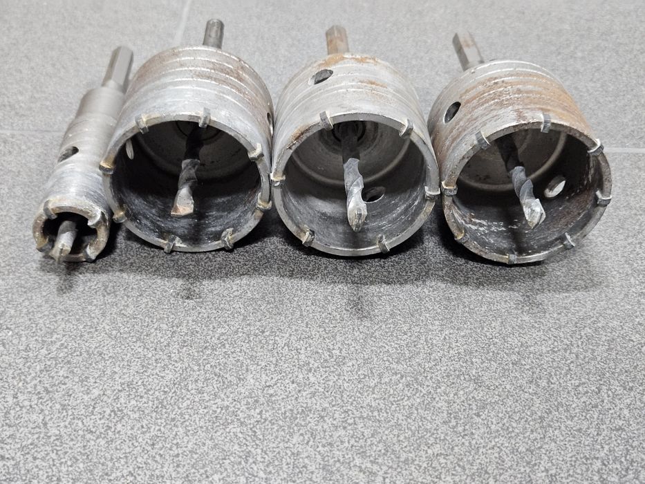 Otwornice do betonu 4 szt.