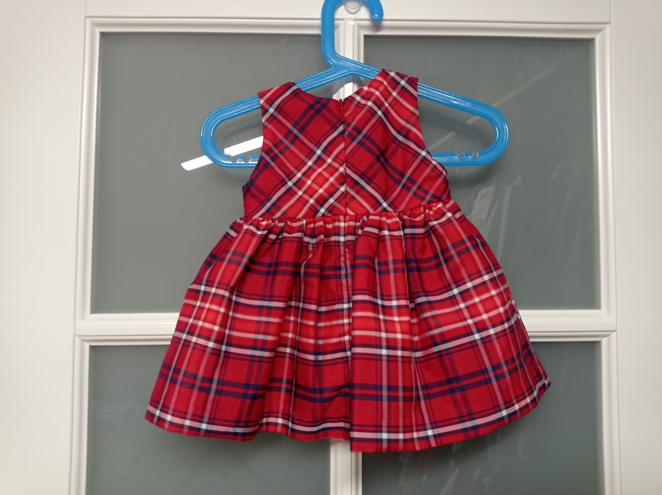 Elegancka, świąteczna sukienka Fix by Lindex  r. 62, 3 m-ce.