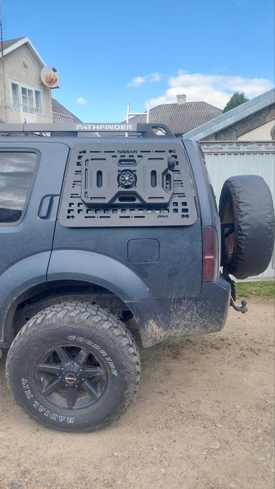 Nissan Pathfinder Органайзер в багажник Полиця Молле решітки на вікна
