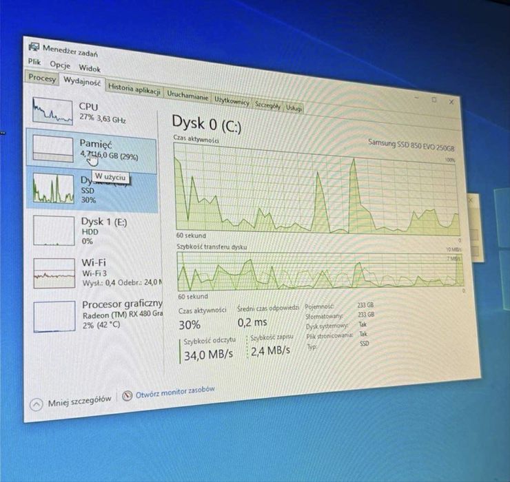 Komputer stacjonarny/gamingowy