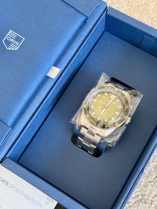 Oris Divers Sixty-Five Forest Green - Novo c/ caixa e documentos