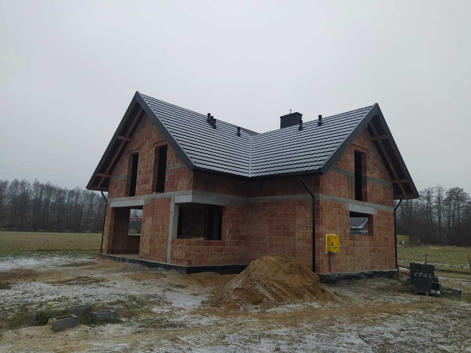 Dom stan surowy otwarty+ ścianki działowe