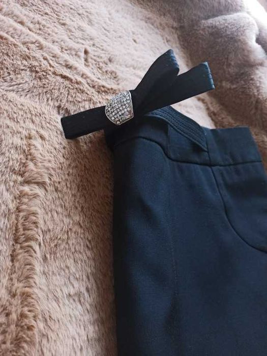 Czarna spódnica ołówkowa NA JESIEŃ, spódniczka STAN BDB