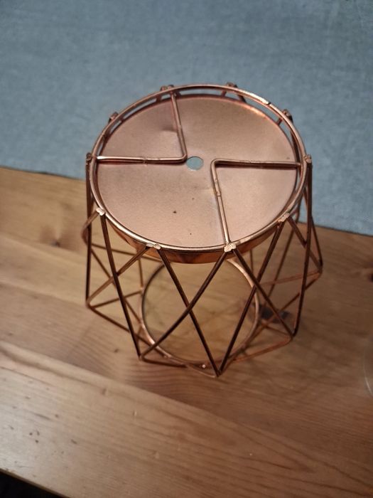 Metalowy świecznik / lampka