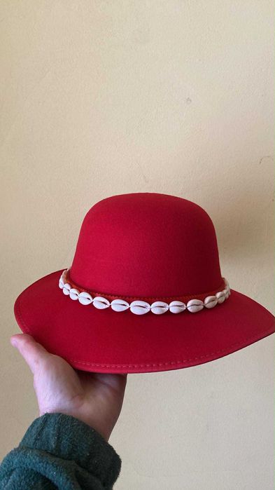 Kapelusz góralski czerwony