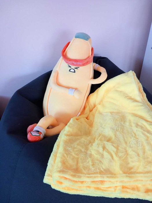 Pluszak Maskotka Zabawka Poduszka Banan 3 w 1