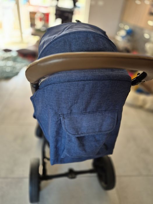 Spacerówka wózek duża do 22kg  Lionelo Annet niebieska