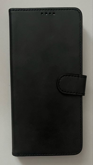 Etui z klapką do OnePlus 9 Pro 5G skórzane czarne