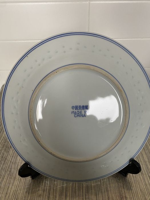 Prato de porcelana china