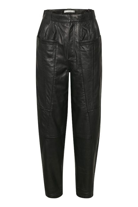 Lamb leather skórzane spodnie skóra naturalna owcza spodnie baggy fit
