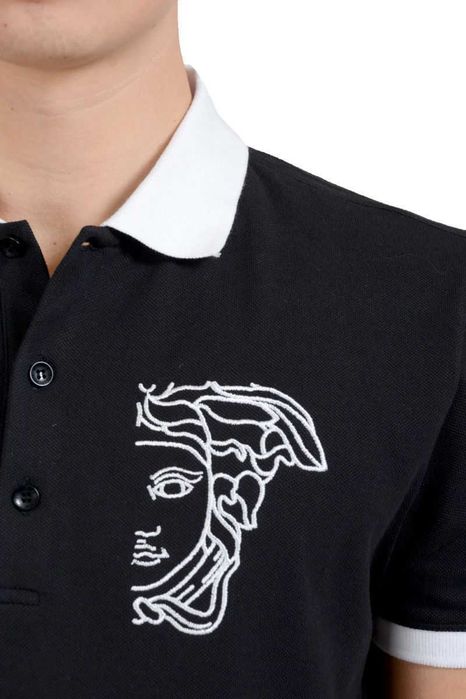 VERSACE collection POLO t-shirt TOP MILANO Oryginał meduza UNIKAT XL