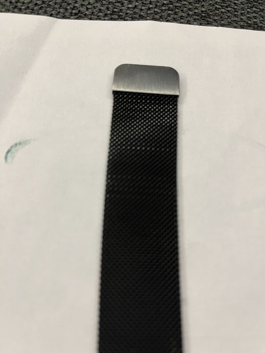 Vendo 2 Braceletes Milanesa em Aço Preto / 44 - 45 - 46 - 47 - 49