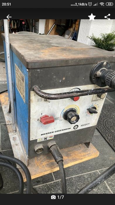Spawarka MIG MAG migomat - niemiecka Messer Greisheim -- Migboy 250A