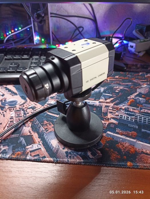 Web камера, 4K, сенсор IMX415, с дополнительным объективом.