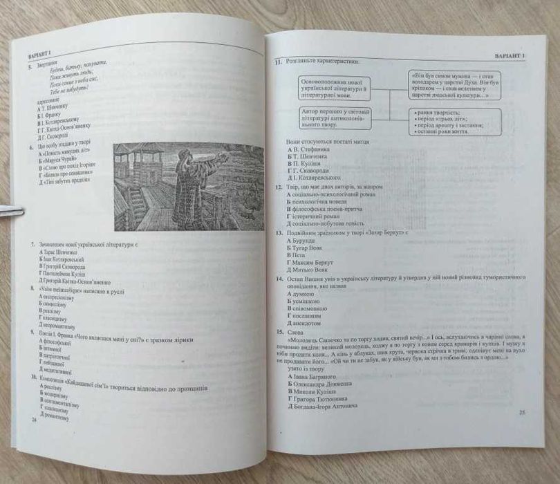 Книга дитяча ЗНО Білецька Українська мова Література Тренажер Посібник