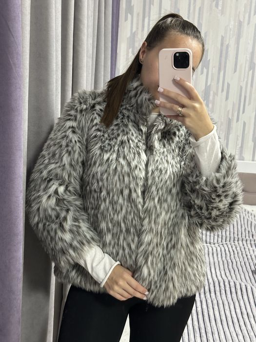 Еко шуба лама S/M автоледі