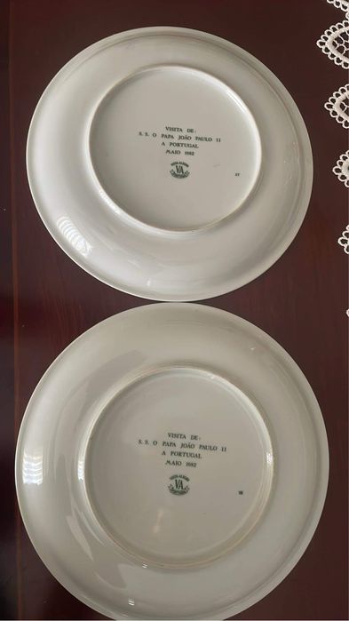 Pratos da Vista Alegre