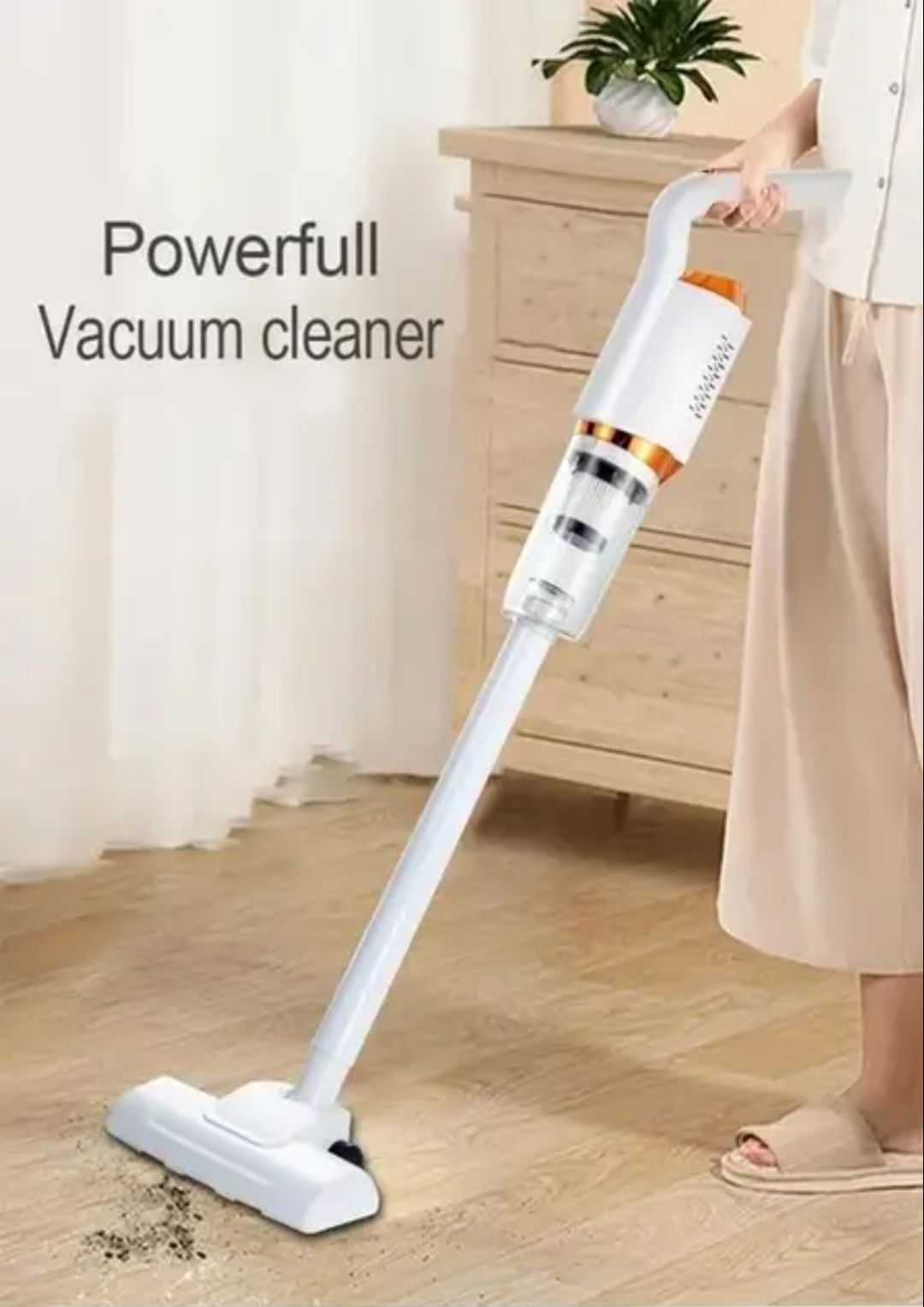 Аккумуляторный, вакуумный пылесос без мешка Vacuum Cleaner 2000mAh 120: ...