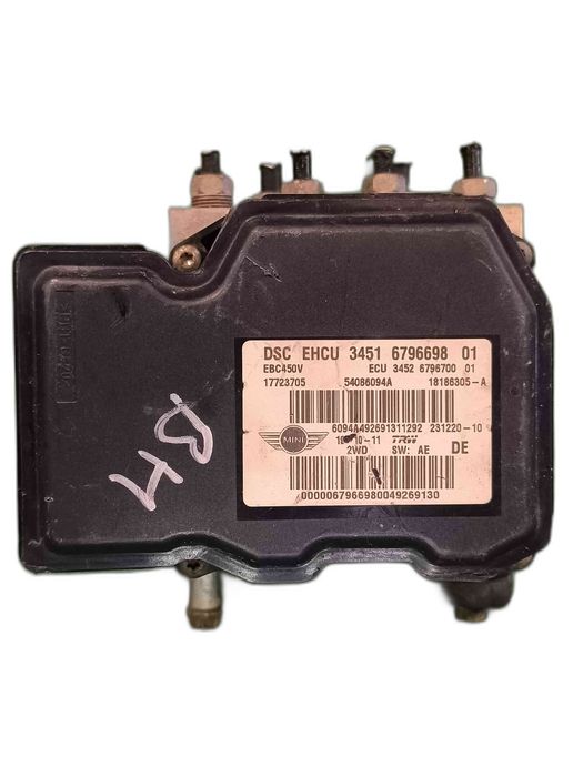 ABS MINI MINI COUNTRYMAN 34516796698 (OEM) | 6796700 (OEM) | 34526796700 (OEM) | 17723705 (OEM) | 54086094A (OEM) | 18186305A (OEM) | 6796698 (OEM)