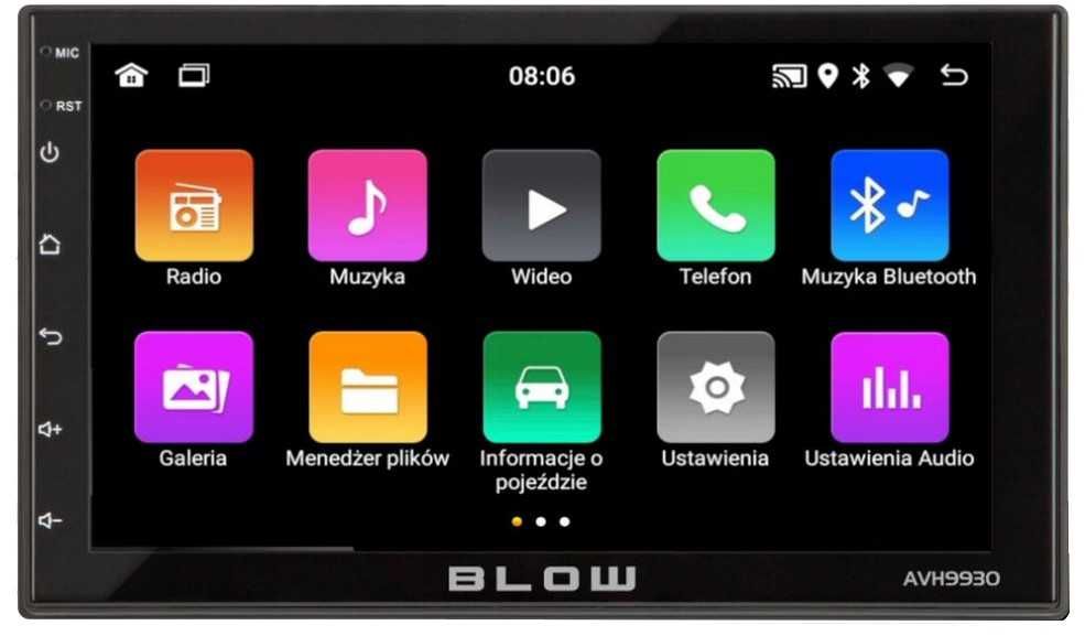 RADIO Samochodowe 2DIN Ekran 7 Nawigacja GPS Bluetooth ANDROID WiFi FV