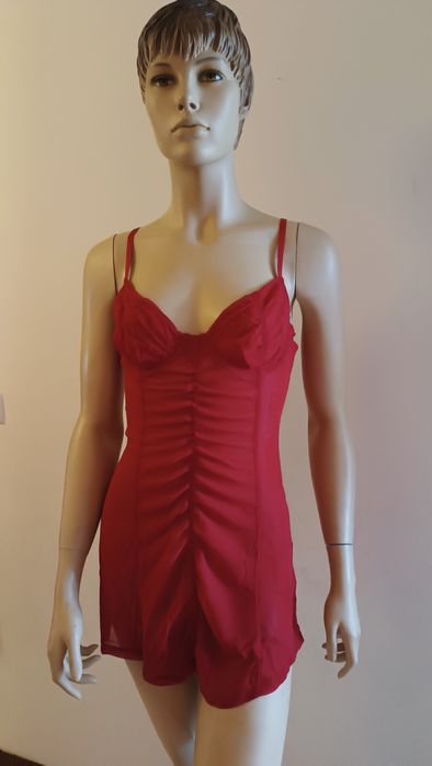 Camisa  Dormir Vermelha. Lingerie Nova. Tam. 80B