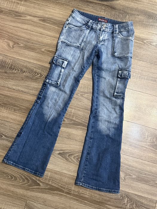 джинсы клеш y2k flared винтаж архив vintage archive jeans
