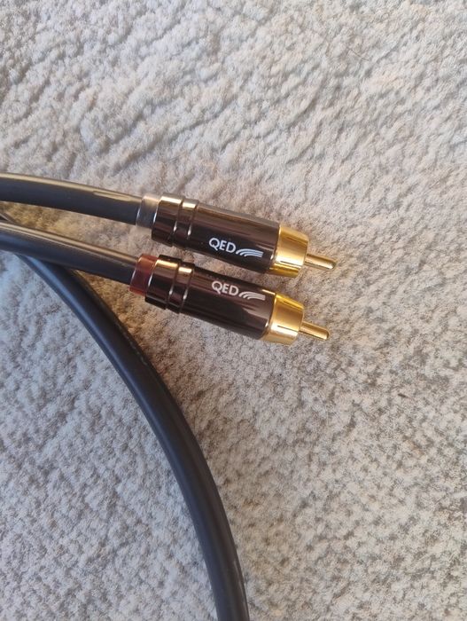 Przewód 2xrca qed performance audio graphite 1 metr