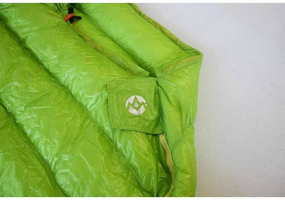 Пуховый спальный мешок кокон. Пуховий спальний мішок Aegismax mini M