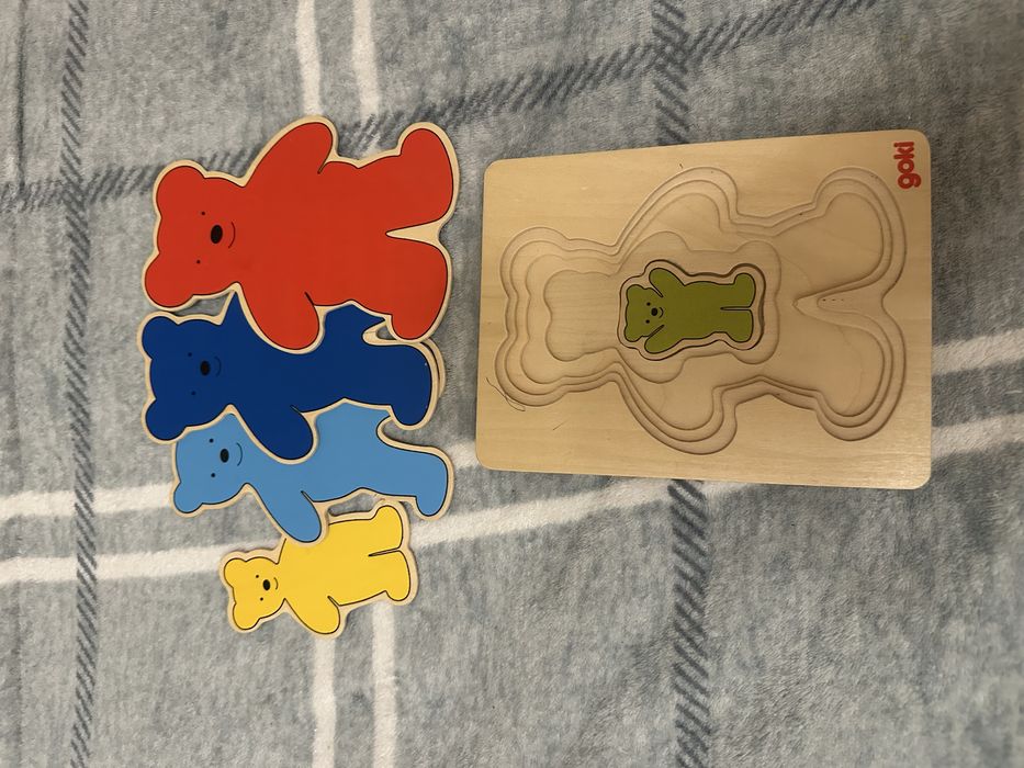 Пазлы,больше меньше, семья,вкладыши,сортер