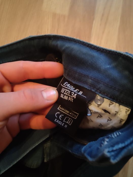 Spodnie jeansy motocyklowe rebelhorn eagle II