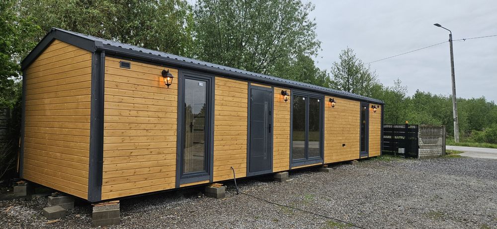 Domek drewniany całoroczny mobilny 41.5m2