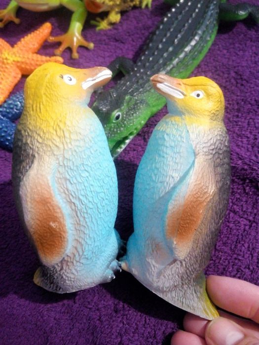 МОРСЬКІ Тварини Набір Пінгвін,Омар,Черепаха,Краб,Равлик,Медуза,Рапан