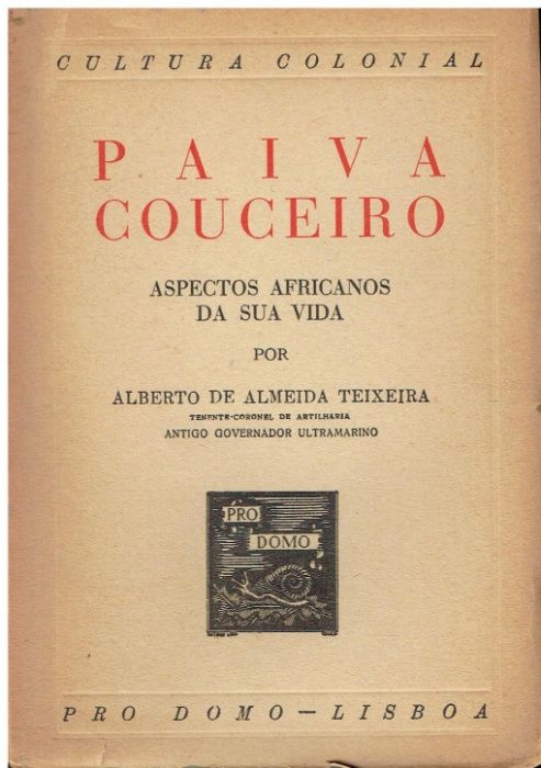 10231 Paiva Couceiro : aspectos africanos da sua vida