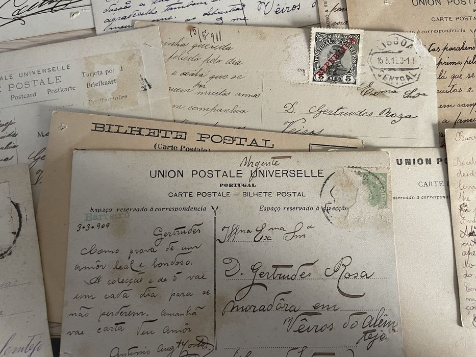 Conjunto de 20 Postais Portugueses (1909-14)