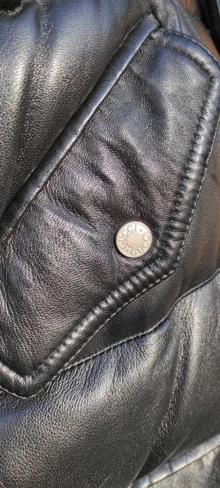 Skórzana puchowa kurtka Gucci rozm XL