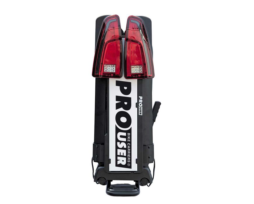 Bagażnik platforma na 3 rowery PROUSER Diamant FG3 BLACK LED na hak