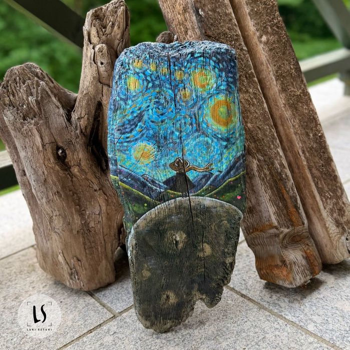Driftwood | UNIKAT Morska rzeźba z Twoim ,Marzeniem' | LUKI SZTUKI