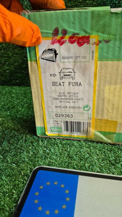Otica Farol Esquerdo Seat Fura Ref. 029363 NOVO Valeo
