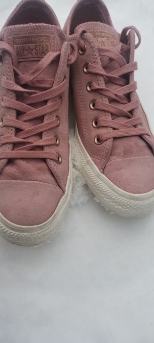 Замшевые кеды converse