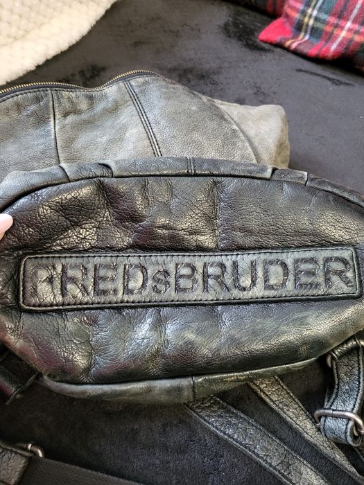 Oryginalny skórzany plecak FREDsBRUDER skóra naturalna